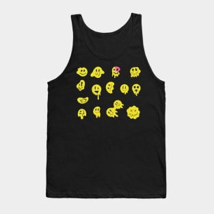 Creepy Emojis sticker pack Tank Top